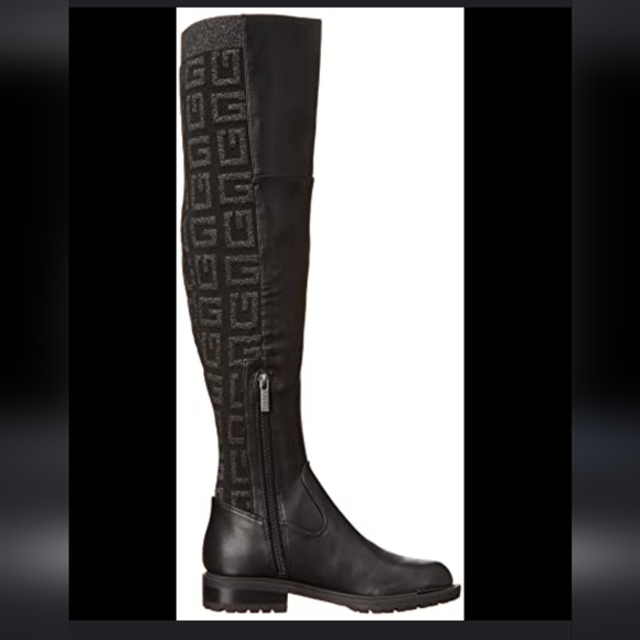 NEW Guess Knee High or Over Knee Sz 6 1/2 women's boots G Logi Faux Leather - Picture 2 of 5